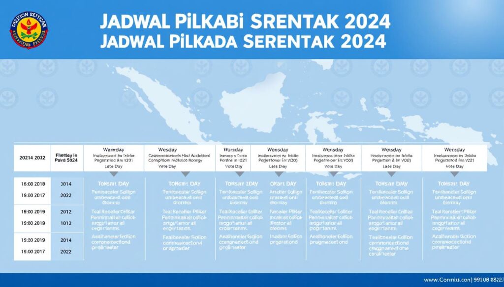 Jadwal Pilkada Serentak 2024