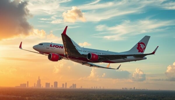 Lion Air Uji Coba Rute Baru Surabaya–Ho Chi Minh