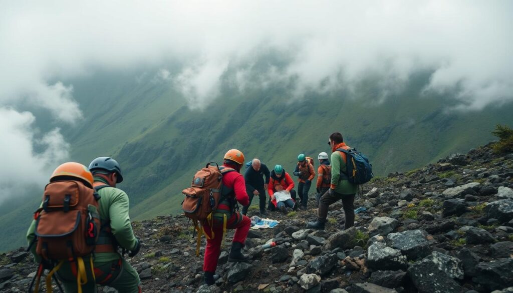 Operasi Pencarian dan Penyelamatan di Gunung Lawu